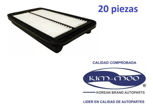 Filtro Aire Hyundai Atos 1.1l 09-12 (20 Piezas) Foto 3