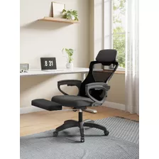 Silla De Oficina Ejecutiva Gamer Con Reposa Pie Reclinable