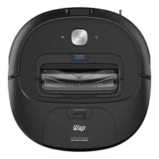 Robô Aspirador De Pó Inteligente 37,4w Mop Robot Wsmart Wap Preto 110v/220v