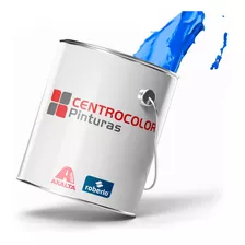 Pintura Automotriz Colores Azules Base Poliéster 1/2 Litro