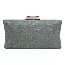 Bolsa De Festa Carteira Clutch Estilo Clássico Dourado Prata Cor Verde Oliva Fecho Prata