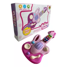 Brinquedo Guitarra Musical Infantil Com Som E Luzes Meninas