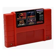 Fita Cartucho Mortal Kombat 4 In 1 Super Nintendo