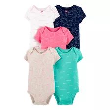 Carters Pack 5 Bodys Animales