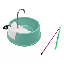 Fonte Joy Caes E Gatos Furacaopet Bivolt Verde+ Varinha Gato