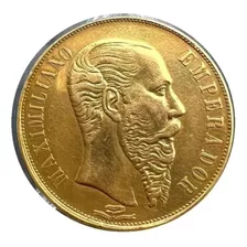 Colección Replica Centenario Oro 20 Pesos Maximiliano 1866 