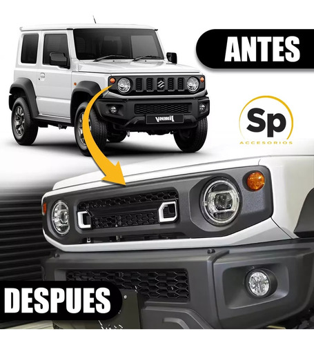 Parrilla Panal Sin Emblema Suzuki Jimny 2020 Al 2025 2/4 Pta Foto 2