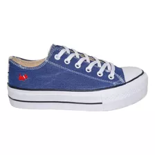 Tenis Para Mujer Ferrioni Mod. U01-002-14 Azul