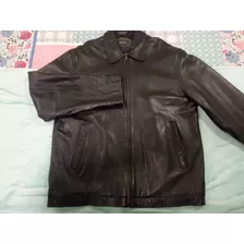 Chaqueta De Cuero Negra 