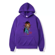 Divertidas Sudaderas Con Capucha Chucky Graphic Para Hombre