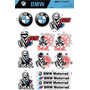 3pk Emblema Adhesivo Para Bmw M Power De Metal De Tres Color