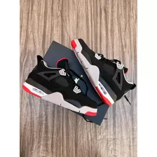 Jordan 4 Bred Negro Talla 26