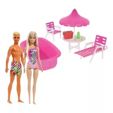 Super Club + Barbie Original + Ken Original - Mattel - 