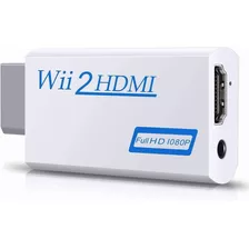 Adaptador Wii Conectar Hdmi 1080p Convertidor Audio Y Vídeo