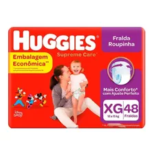 Fralda Roupinha Supreme Care Disney 48 Unidades Xg Huggies