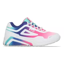 Tenis Fila Lite Flag Run Mujer Caminar Moda Arcoiris