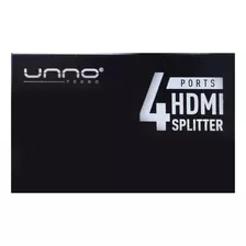 Splitter Unno 4 Puertos Hdmi 4k X 2k 30hz 3d Compatible