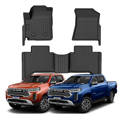Pisos Calce Perfecto Ram Dakota 2026+ - 3 Piezas