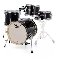 Bateria Pearl Midtown 4 Cuerpos Bombo 16 Viaje Mdt764p/c 704 Color Black Gold Sparkle