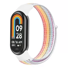 Correa Para Xioami Mi Band 8 De Nylon Ajuste De Velcro Tela