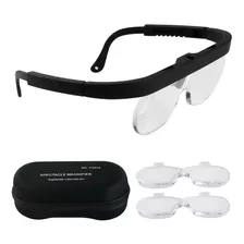 Gafas Lupa 1.5x 2.5x 3.5x Lentes Cambiables Amplia Vision