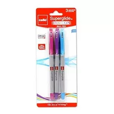 Bolígrafos De Tinta De Ge Cello Superglide Fashion Ball Pen 