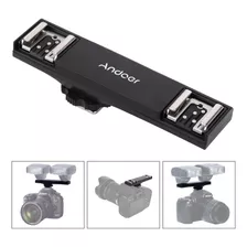 Duplicador Zapata Flash - Ttl Hot Shoe Dual Bracket