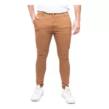 Pantalon Chupin De Gabardina Corte De Vestir De Hombre 