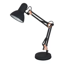 Luminária De Mesa Quality Brande 1160 E27 Bivolt Preto Fosco