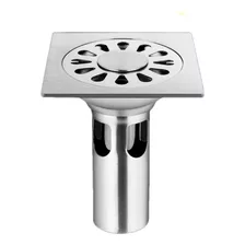 Ralo Inox Grelha Quadrado Anti Odores/inseto