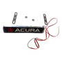 Emblema De Metal Lateral Acura A-spec Negro/rojo 