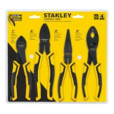 Juego De Pinzas Varias 4 Pz Stanley