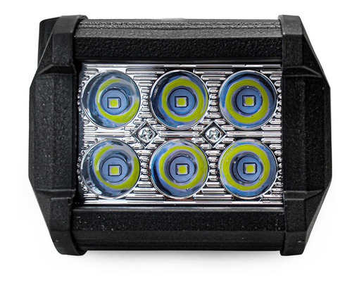 Par Faros 6 Hiper Led 4x2 Auxiliar Dually C/estrobo T Foto 2