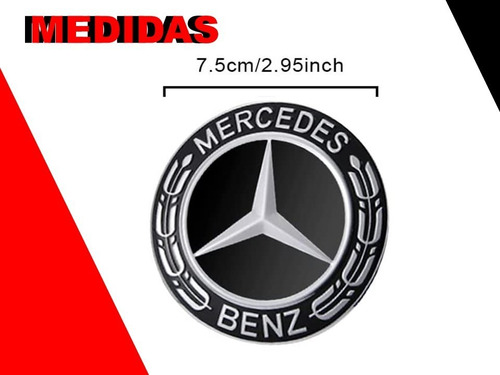 Par De Centros De Rin Mercedes-benz Gl Class 07-16 75 Mm Foto 3