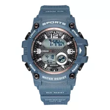 Reloj Deportivo Diray Hombre Moda Original Color De La Correa Azul