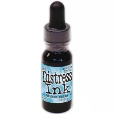 Recargador De Tinta Distress De Tim Holtz 1/2 Onza, Azu...