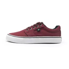 Zapatillas Skate De Mujer Vart Lona Park Bordo