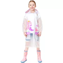 Ponchos De Lluvia Con Capucha Para Niños Y Niñas, Cazadora I