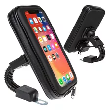 Suporte Celular Motocicleta Com Carregador Universal Usb