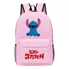 Mochila Escolar Lilo & Stitch Bolsa Costas Menina Resistente