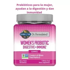 Garden Of Life Women´s Probiotic, Probióticos Para La Mujer Sabor Bayas