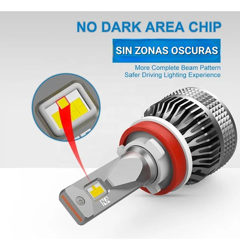 Foco Led H4 Moto 26,400 Lmenes Jackysoba Csp Pulsar Dm250  Foto 5