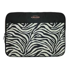 Funda Computador Zip 14 Zebra Beige Head