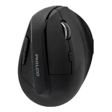 Mouse Vertical Inalámbrico Recargable Philco Pro Spk7346 Color Negro