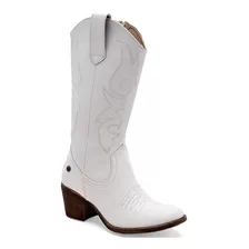 Botas Vaqueras Dama Moramora Latte 121-926