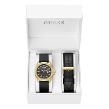 Reloj Para Caballero Guess Delta Gw0051g2 Negro / Dorado