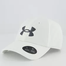 Boné Under Armour Blitzing Adj Hat Branco E Cinza