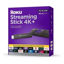 Roku Streaming Stick 4k+ Control Remoto Recargab Comando Voz