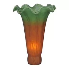 Meyda Tiffany 10174 Pond Lily Shade, 3 W X 5 H, Amber / Ve