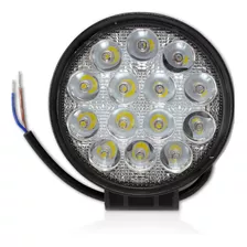 8 Un Farol De Milha Led 42w 12v/80v 6000k Carros E Caminhões